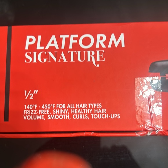 FHI HEAT Platform Pro Styling Tourmaline Hair Straightener Hair Types, 1/2 Inch - Picture 4 of 9